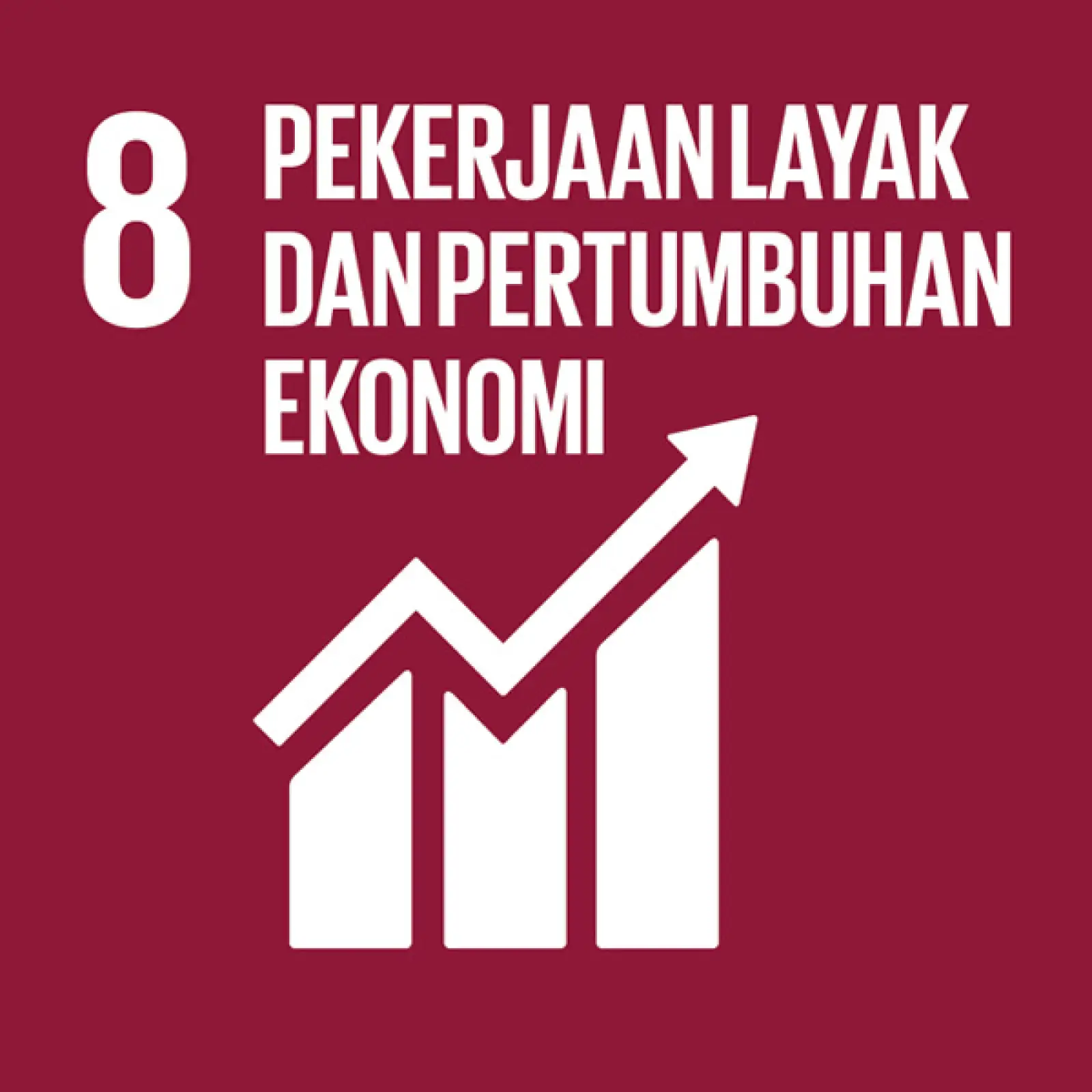 Tujuan SDGS (Vol. 2.400)/Poin SDGS (Vol. 1600) 8