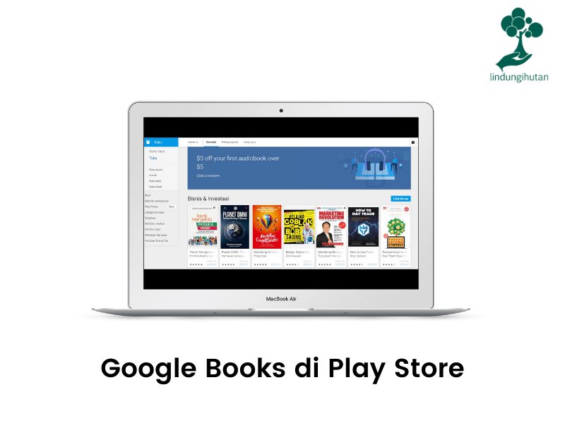 Google Books telah terintegrasi dengan layanan Play Store.