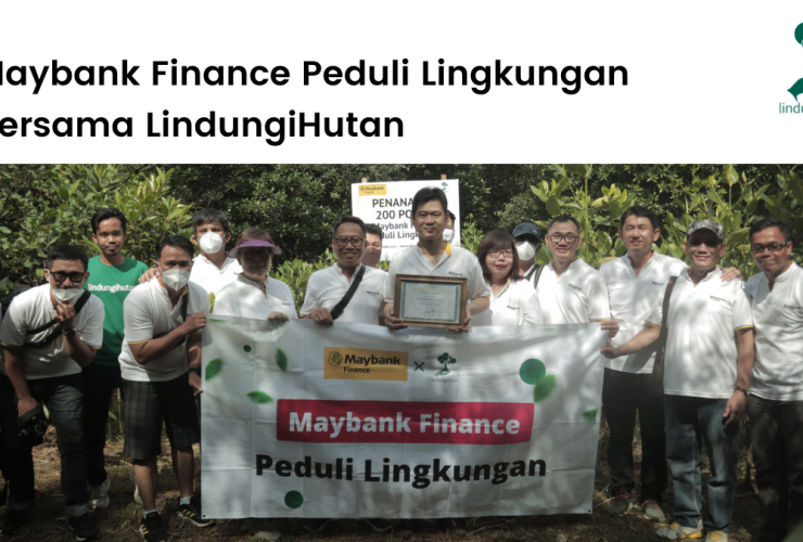 Maybank Finance gandeng LindungiHutan untuk menanam mangrove di Jakarta.