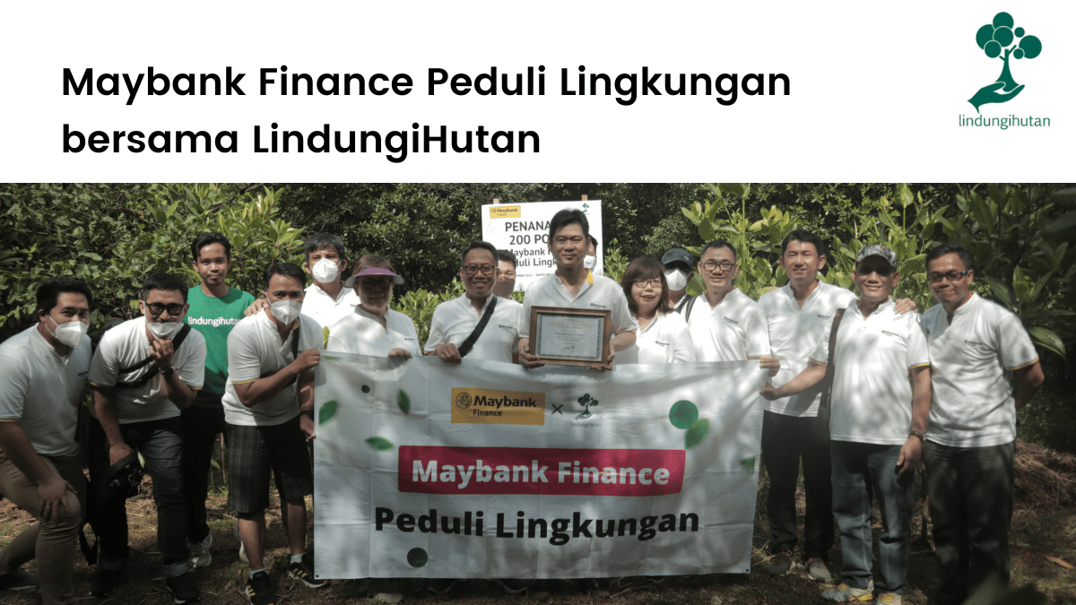 Maybank Finance gandeng LindungiHutan untuk menanam mangrove di Jakarta.