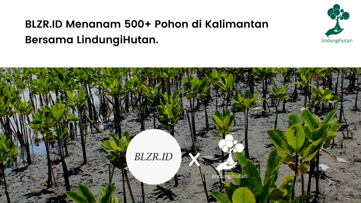 BLZR.ID Menanam 500+ Pohon di Kalimantan Bersama LindungiHutan..