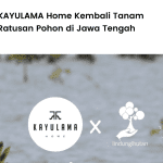 Kayulama Home Hijaukan Pantai Kartika Jaya Kendal.