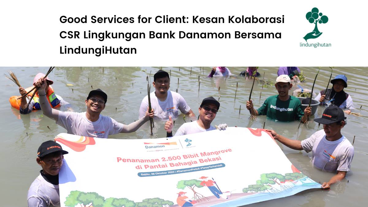 Testimoni kolaborasi CSR lingkungan Bank Danamon bersama LindungiHutan.