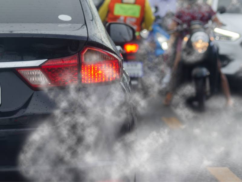 Gambar polusi kendaraan.