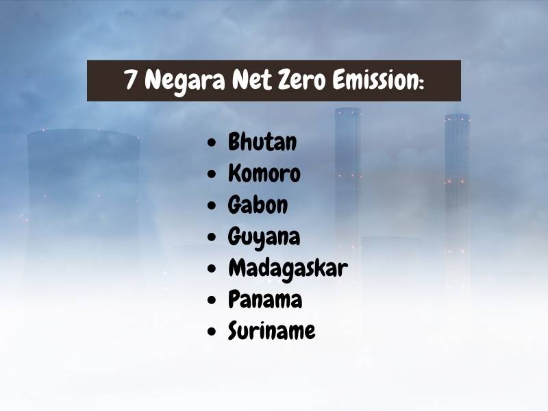 7 negara net zero emission