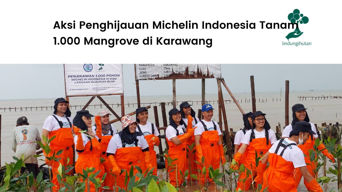 Aksi Penghijauan Michelin Indonesia di Karawang
