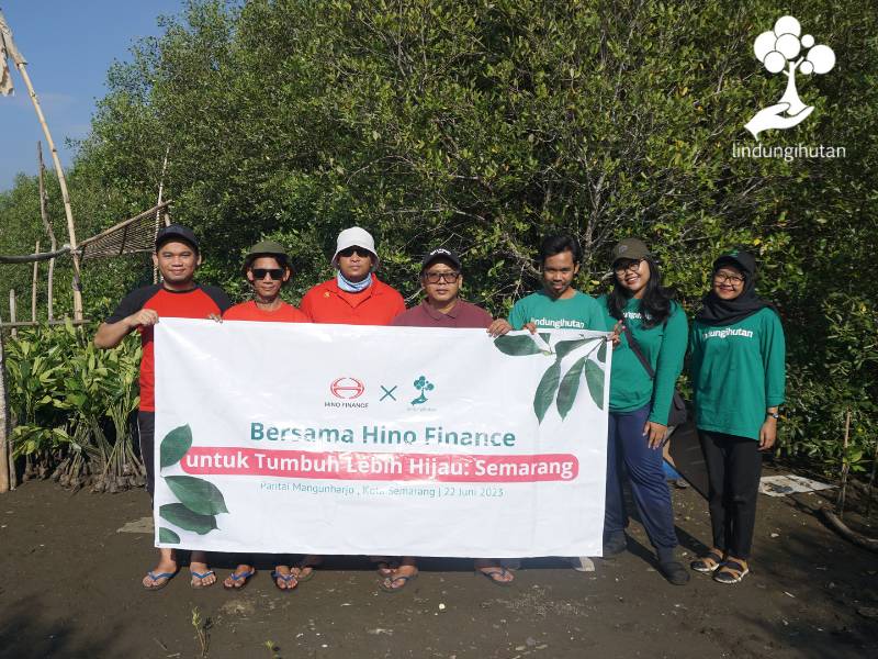 Hino Finance Indonesia tanam mangrove di semarang