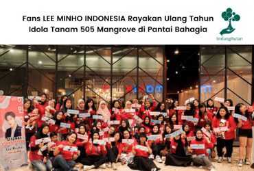 LEE MINHO INDONESIA Menanam Mangrove