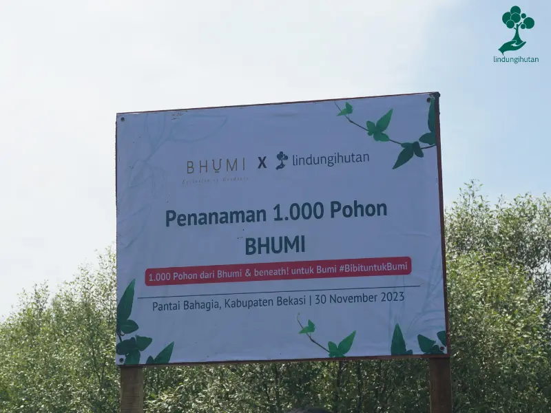 1.000 pohon dari Bhumi