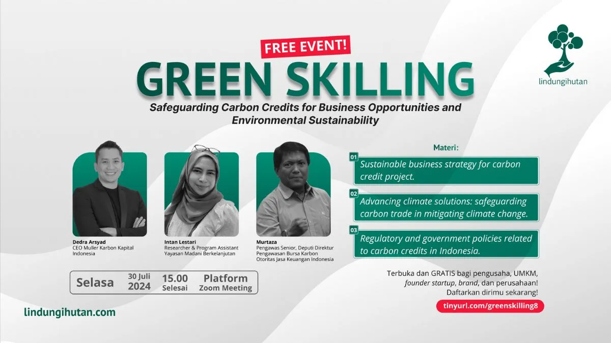 Ikuti free webinar online carbon credits