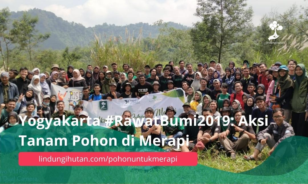 Yogyakarta #RawatBumi2019: Aksi Tanam Pohon di Merapi