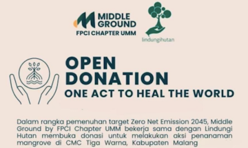 One Act to Heal the World, Aksi Penanaman Mangrove oleh FPCI Chapter UMM