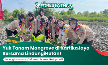 Campaign Reforestathon Kendal: Bantu Masyarakat Pesisir Hadapi Abrasi Tanam Pohon