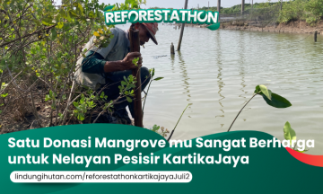 Campaign Reforestathon Kendal: Tanam Pohon di Pantai Kartika Jaya Bersama