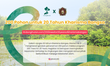 Campaign 200 Pohon untuk 20 Tahun Kharisma Bangsa