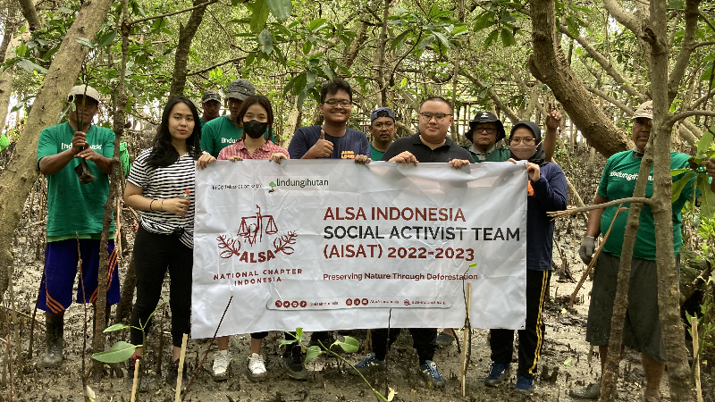 Penanaman kampanye alam "SATU ALSA for ALSA Indonesia Social Activist Team" telah dilaksanakan pada 13 Februari 2023 di Wonorejo Surabaya.