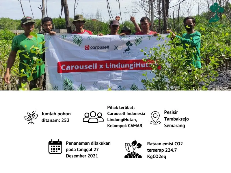 Penanaman mangrove Carousell Indonesia